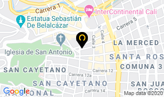 Mapa de Café Amsterdam en Cali