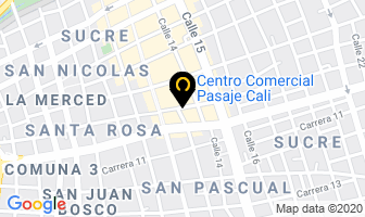 Mapa de Café Bahía Bar en Cali