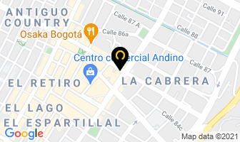 Mapa de Café-bar Dolce Vita en Bogotá D.C