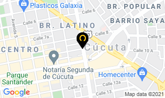 Mapa de Café Bar La Cero en Cúcuta