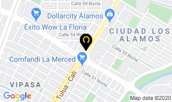 Mapa de Café Bar Restaurante Quinde en Cali