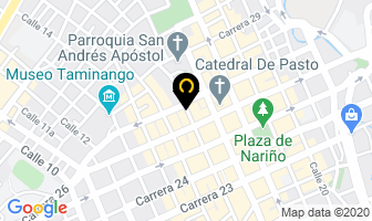 Mapa de Café Central en Pasto