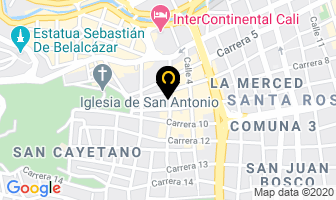 Mapa de Café Comedor Restaurante en Cali