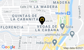 Mapa de Cafe De La Esquina en Bello