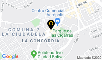 Mapa de Cafe De Pelicula en Bucaramanga