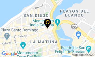 Mapa de Café Internet Baires en Cartagena