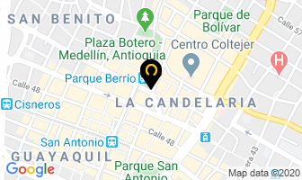 Mapa de Café Internet El Estudio en Medellín