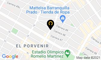 Mapa de Café I.p. Internet en Barranquilla