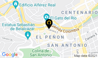 Mapa de Cafè Juan Valdes en Cali
