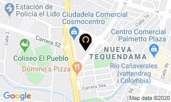 Mapa de Café Latino Lounge en Cali