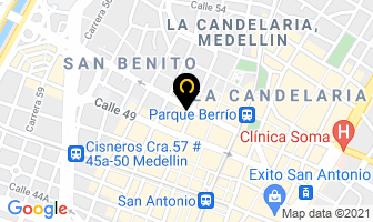 Mapa de Café Los Camellos en Medellín
