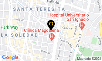 Mapa de Cafe Mesa De Los Santos en Bogotá D.C