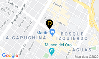 Mapa de Café Volcanos en Bogotá D.C