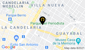 Mapa de Café Y Arte en Medellín
