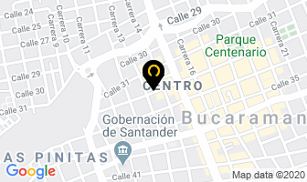 Mapa de Cafe Y Chocolate Colosal en Bucaramanga