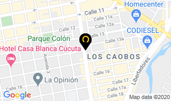 Mapa de Cafecopy en Cúcuta