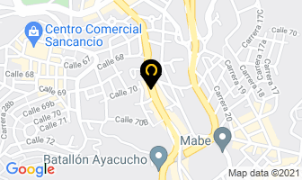 Mapa de Cafenet Comunicaciones S.a. en Manizales