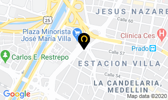Mapa de Caferace en Medellín