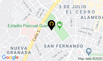 Mapa de Cafetal Chivas en Cali