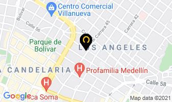 Mapa de Cafeterìa Bar Industriales en Medellín