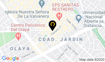 Mapa de Cafetería Belén en Bogotá D.C