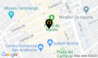 Mapa de Cafeteria Cafe Plaza en Pasto