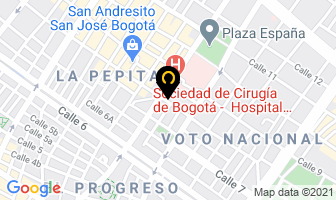 Mapa de Cafetería Camayu en Bogotá D.C