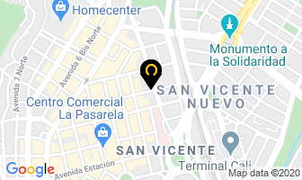 Mapa de Cafetería Coma Rico Del Norte en Cali