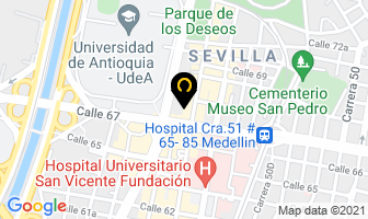 Mapa de Cafetería El Sitio en Medellín