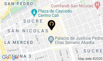 Mapa de Cafetería El Tesoro en Cali