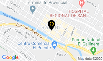 Mapa de Cafeteria El Zaguan en San Gil
