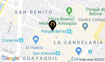 Mapa de Cafetería Esgar en Medellín