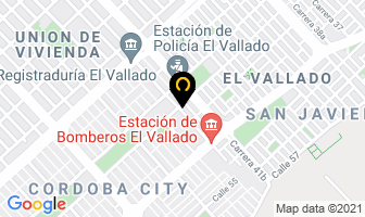 Mapa de Cafetería La Orquídea Del Vallado en Cali