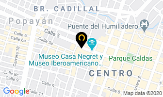 Mapa de Cafeteria Los Portales en Popayán