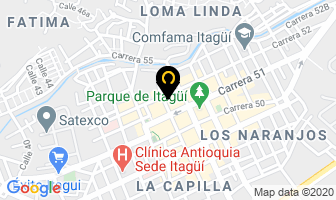 Mapa de Cafetería Pastelitos Unicos en Medellín