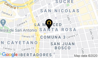 Mapa de Cafeteria Y Restaurante Coma Rico en Cali