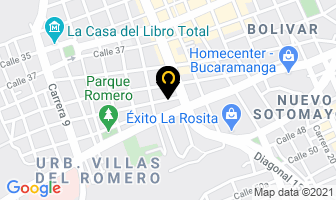 Mapa de Caja Santander en Bucaramanga