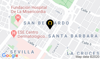 Mapa de Cajas Corrugadas Indupack en Bogotá D.C