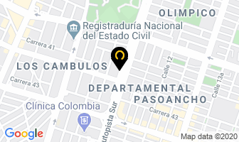 Mapa de Cajas Fuertes Cardu en Cali