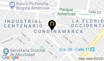 Mapa de Cajas Plasticas Guers S.a en Bogotá D.C