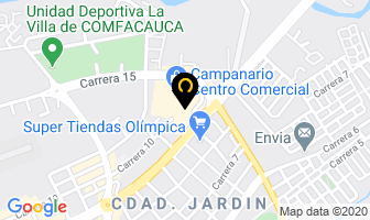Mapa de Cajeros Automáticos Banco De Bogotá en Popayán