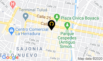 Mapa de Cajeros Automaticos Banco Popular en Tulua