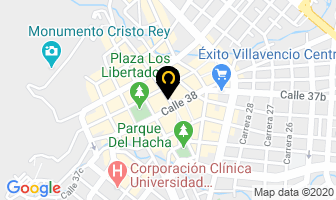 Mapa de Cajeros Automáticos Bbva en Villavicencio