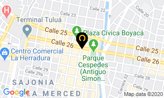 Mapa de Cajeros Automáticos Davivienda en Tulua