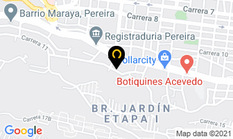 Mapa de Calabazas Street Express en Pereira