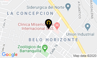 Mapa de Calcáreos S.a. en Barranquilla