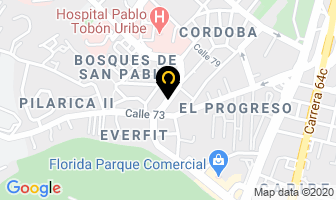 Mapa de Calceteria Gigi en Medellín
