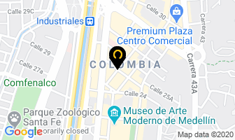 Mapa de Calceteria J.c.l Ltda en Medellín