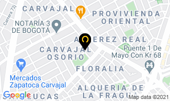 Mapa de Calcomanias - Mugs & Screen U.v. en Bogotá D.C