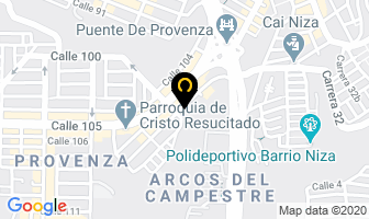 Mapa de Calderas Continental Ltda. en Bucaramanga